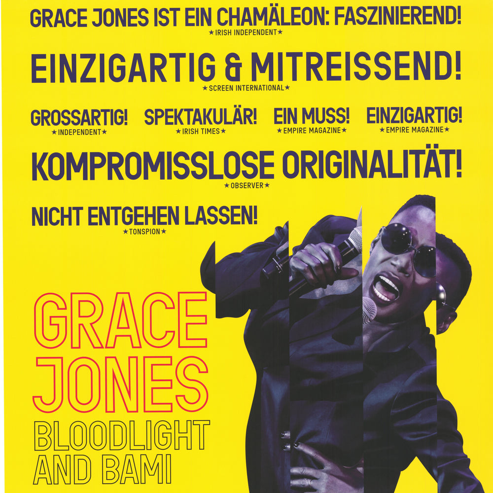 Eine Sensation Grace Jones (c) Original Filmplakat