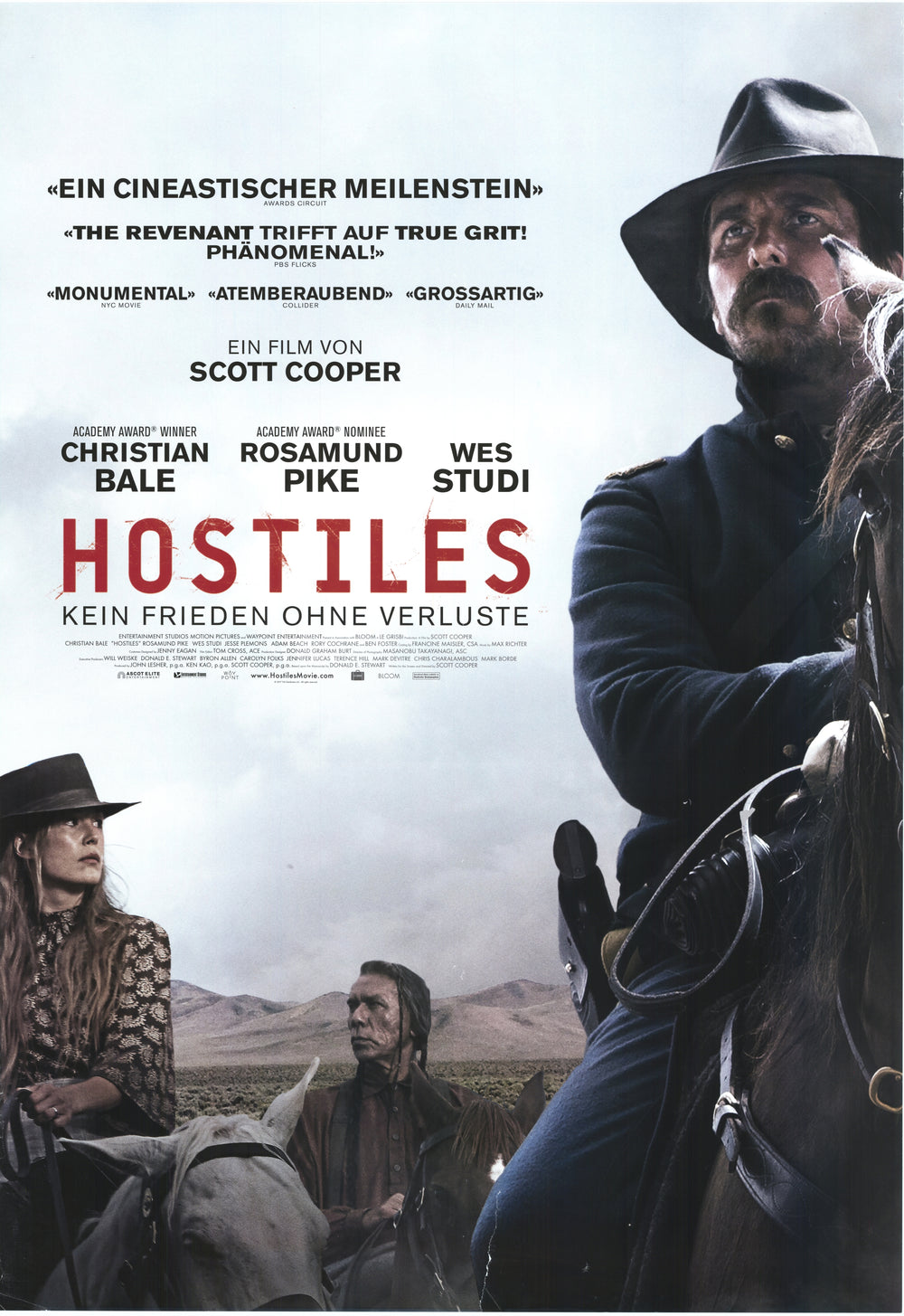 Hostiles Original Filmplakat