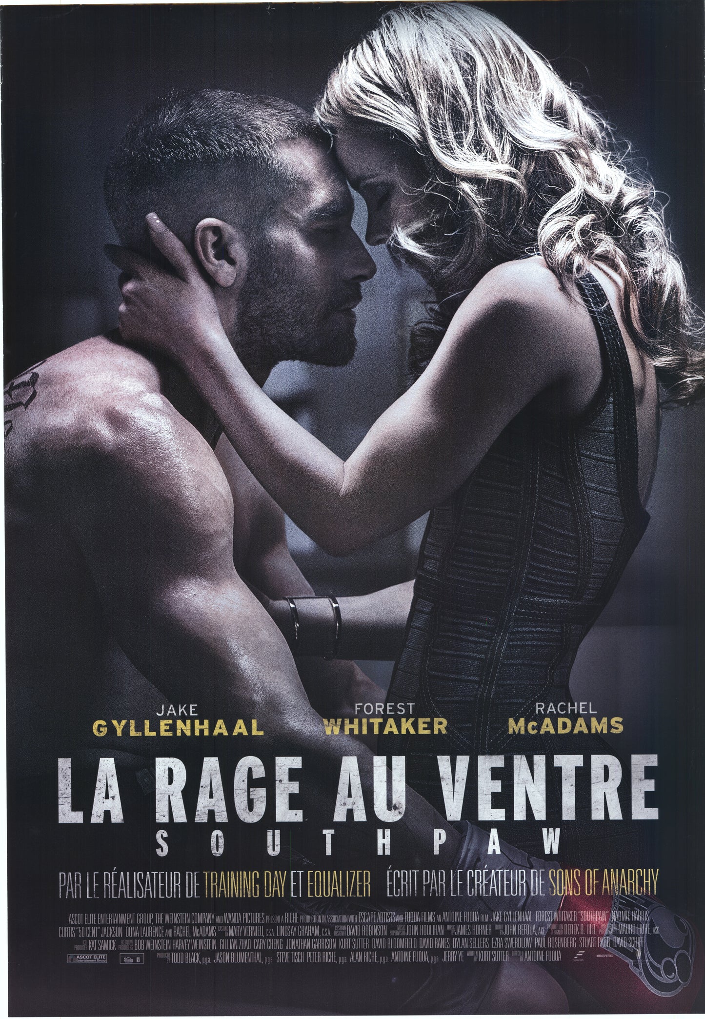 La Rage au Ventre ("Southpaw") Original Filmplakat