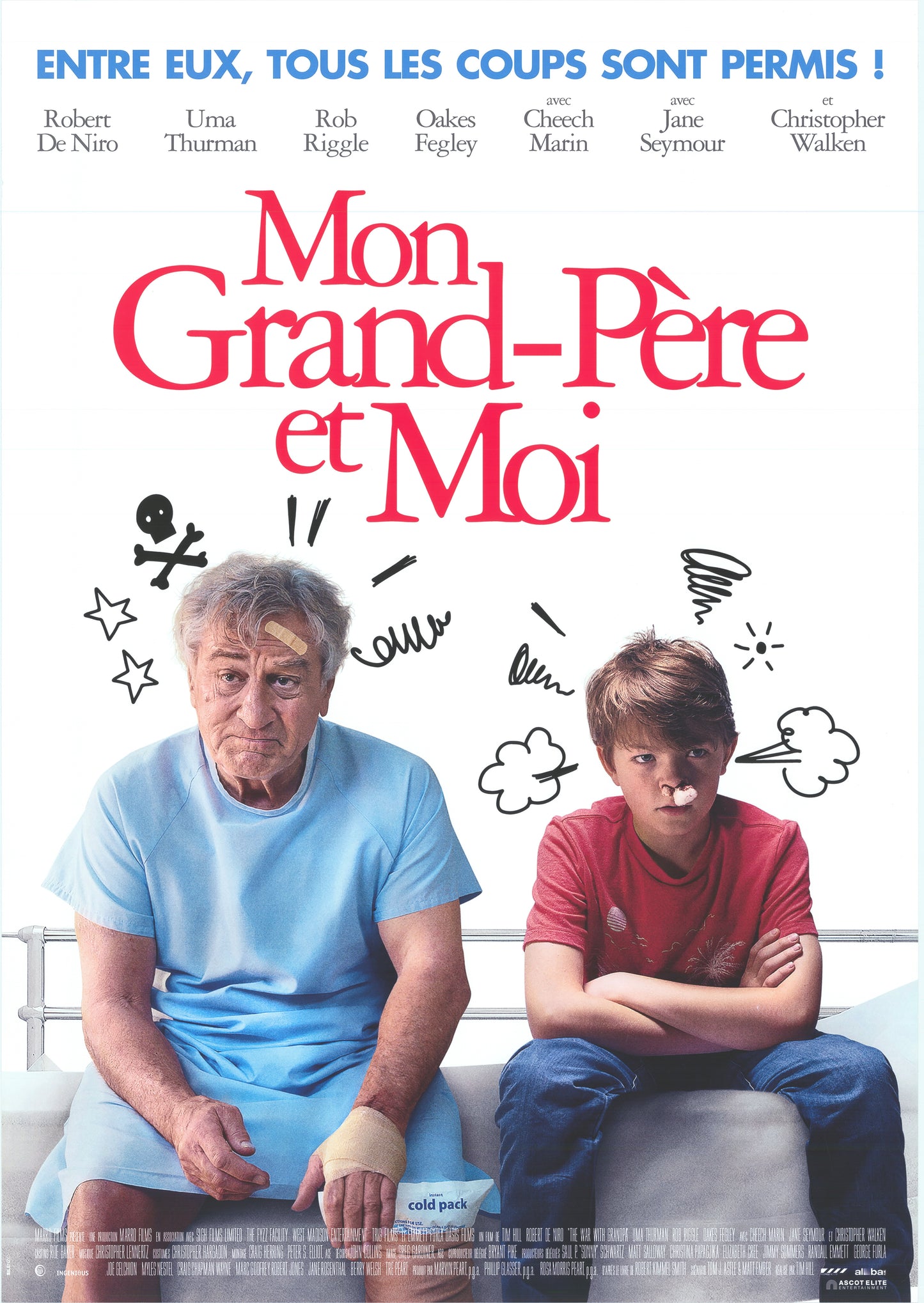 Mon Grand-Père et Moi ("The War with Grandpa") Original Filmplakat