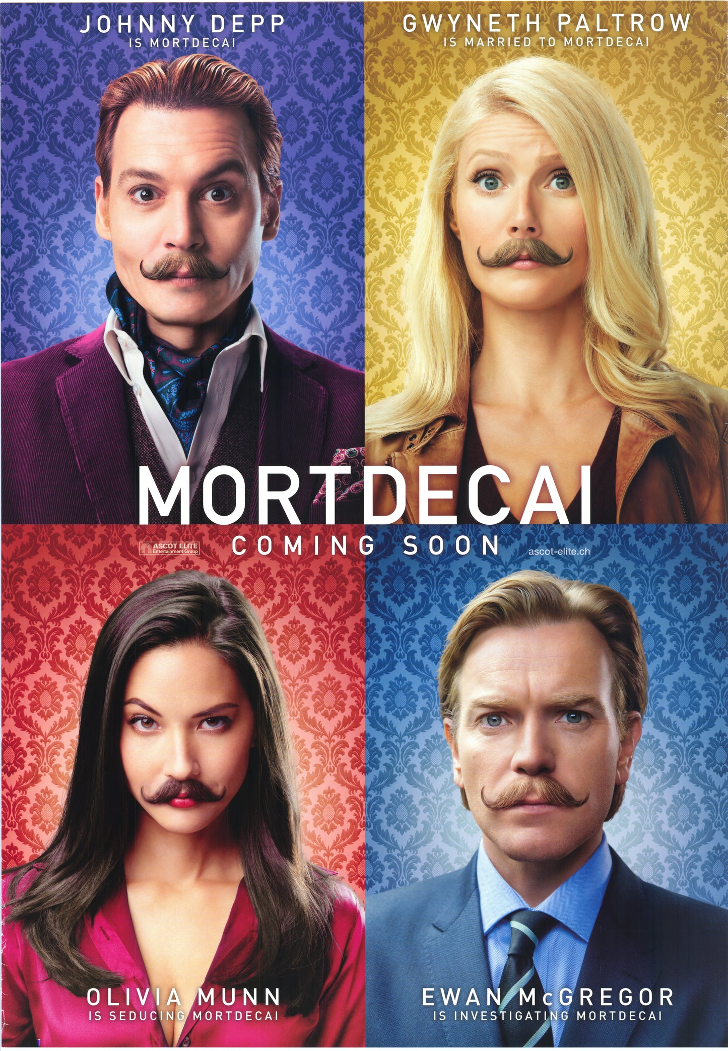 Mortdecai Original Filmplakat