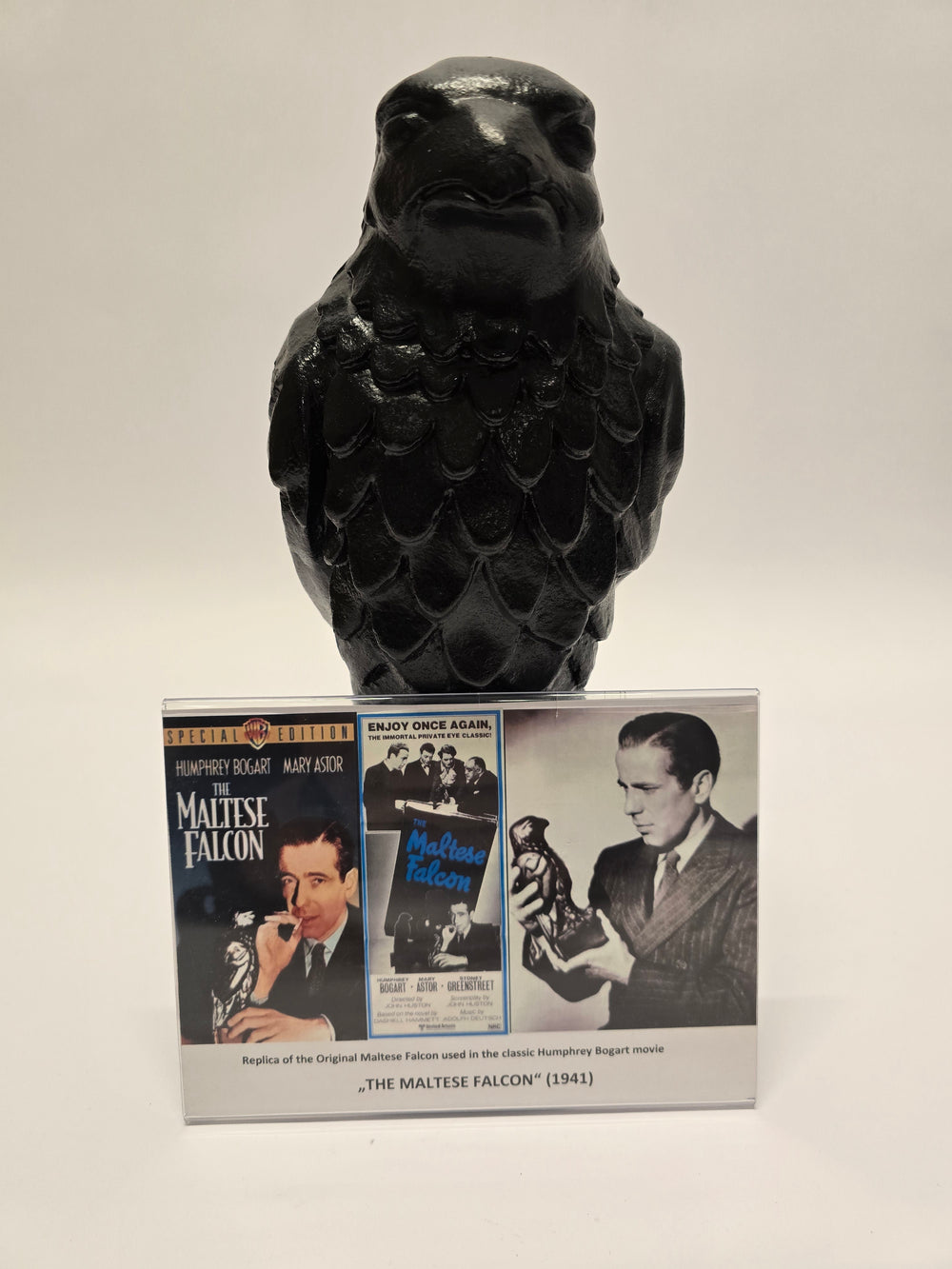 1:1 Replika des Malteser Falken aus dem Klassiker «THE MALTESE FALCON» (1941)