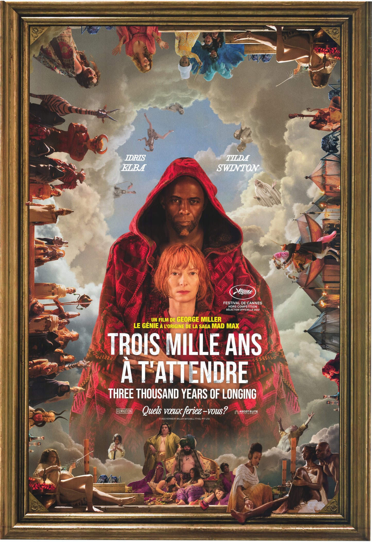 Trois Mille ans à t'attendre (Three Thousand Years of Longing) Original Filmplakat