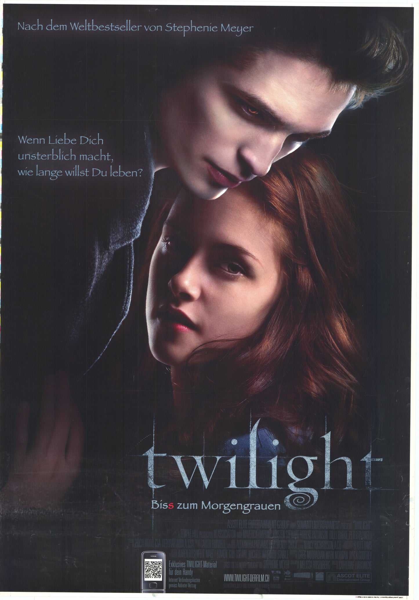 Twilight ("Biss zum Morgengrauen") Original Filmplakat